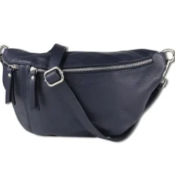 Toscanto Damen Gürteltasche Leder Tasche blau OTT820BB
