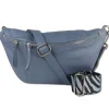 Toscanto Damen Gürteltasche Leder Tasche blau OTT821BF
