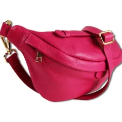 Toscanto Damen Gürteltasche Leder Tasche pink OTTM806GP