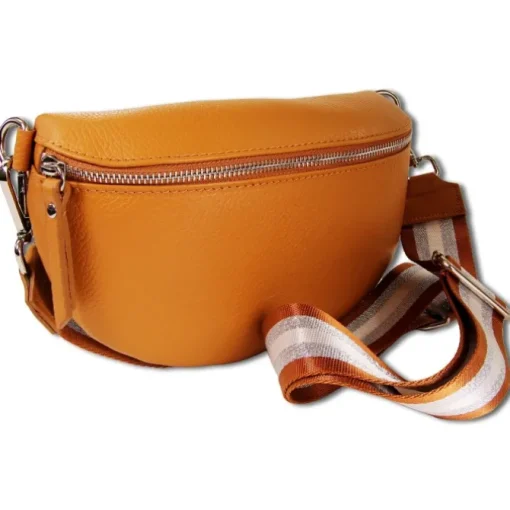 Toscanto Damen Gürteltasche Leder Tasche braun tan OTTM808GC