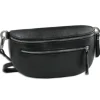 Toscanto Damen Gürteltasche Leder Tasche schwarz OTTM801BS