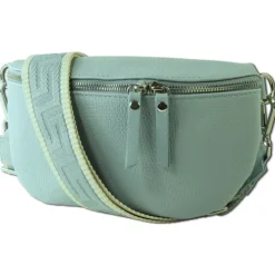 Toscanto Damen Gürteltasche Leder Tasche blau OTT807BH