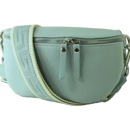 Toscanto Damen Gürteltasche Leder Tasche blau OTT807BH