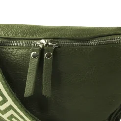 Toscanto Damen Gürteltasche Leder Tasche grün OTT807BG