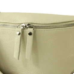 Toscanto Damen Gürteltasche Leder Tasche beige OTT807BI