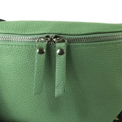 Toscanto Damen Gürteltasche Leder Tasche grün OTT807BL