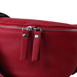 Toscanto Damen Gürteltasche Leder Tasche rot OTT807BR