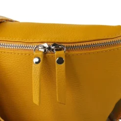 Toscanto Damen Gürteltasche Leder Tasche gelb OTT807BY