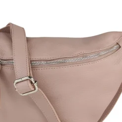 Toscanto Damen Gürteltasche Leder Tasche rosa OTT820BA