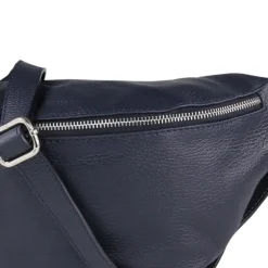 Toscanto Damen Gürteltasche Leder Tasche blau OTT820BB