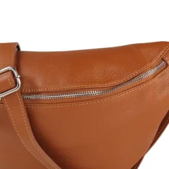 Toscanto Damen Gürteltasche Leder Tasche braun tan OTT820BC