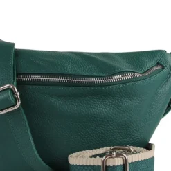 Toscanto Damen Gürteltasche Leder Tasche hellgrün OTT821BL