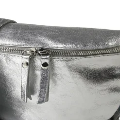 Toscanto Damen Gürteltasche Leder Tasche silber OTT807BJ