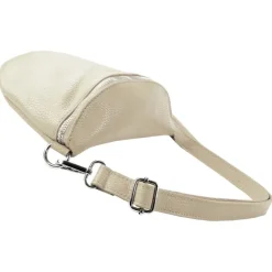 Toscanto Damen Gürteltasche Leder Tasche beige OTT825BI