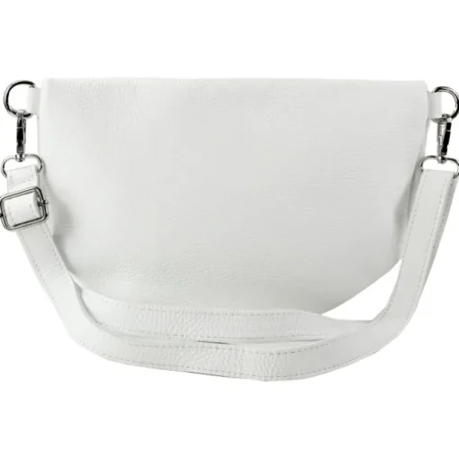 Toscanto Damen Gürteltasche Leder Tasche weiß OTT825BW