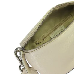 Toscanto Damen Gürteltasche Leder Tasche beige OTT807BI