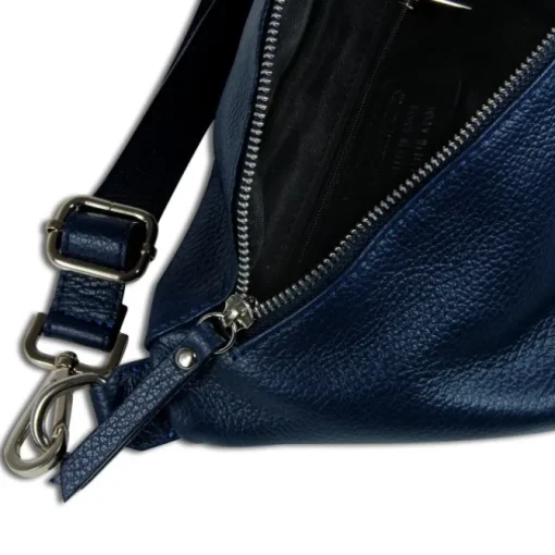 Toscanto Damen Gürteltasche Leder Tasche blau OTT820BB
