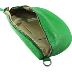 Toscanto Damen Gürteltasche Leder Tasche hellgrün OTT825BL