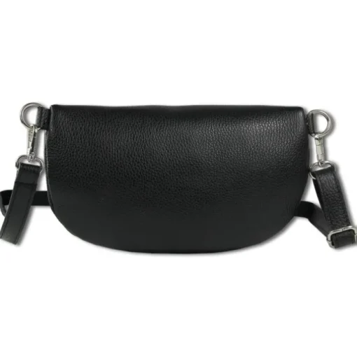 Toscanto Damen Gürteltasche Leder Tasche schwarz OTTM801BS