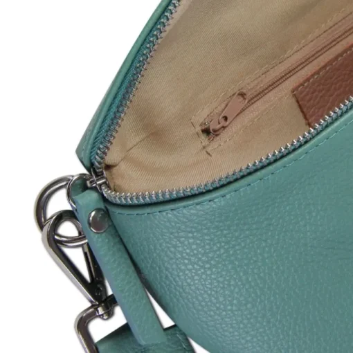 Toscanto Damen Gürteltasche Leder Tasche blau OTT807BH