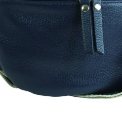 Toscanto Damen Gürteltasche Leder Tasche blau OTT807BB