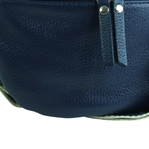 Toscanto Damen Gürteltasche Leder Tasche blau OTT807BB