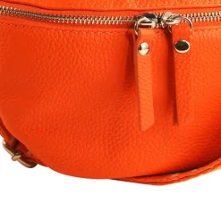 Toscanto Damen Gürteltasche Leder Tasche orange OTT807BO
