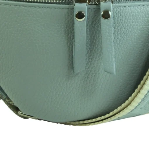 Toscanto Damen Gürteltasche Leder Tasche blau OTT807BH