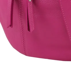 Toscanto Damen Gürteltasche Leder Tasche pink fuchsia OTT820BP