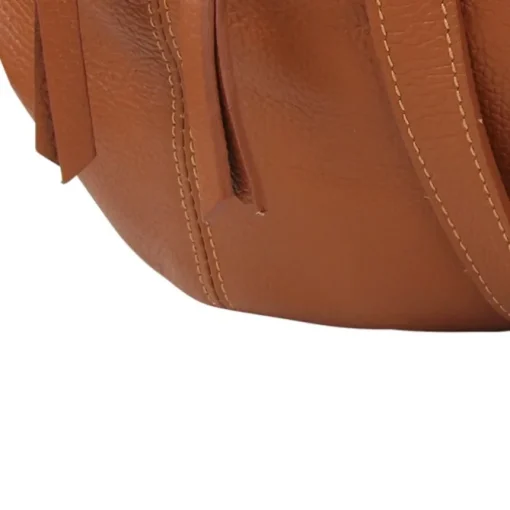 Toscanto Damen Gürteltasche Leder Tasche hellbraun OTT821BC