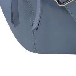 Toscanto Damen Gürteltasche Leder Tasche blau OTT821BF