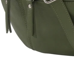 Toscanto Damen Gürteltasche Leder Tasche grün OTT821BG