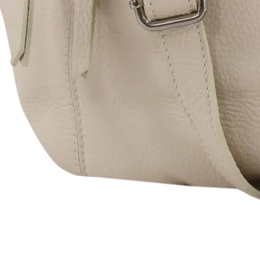 Toscanto Damen Gürteltasche Leder Tasche beige OTT821BI