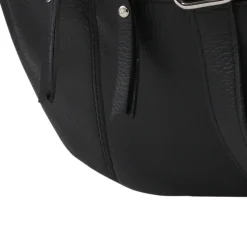 Toscanto Damen Gürteltasche Leder Tasche schwarz OTT821BS