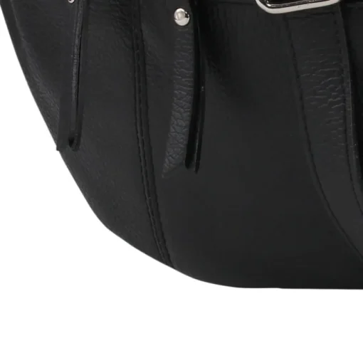Toscanto Damen Gürteltasche Leder Tasche schwarz OTT821BS