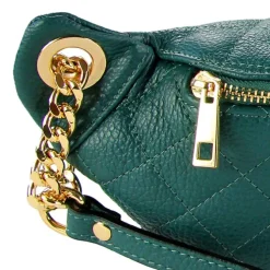 Toscanto Damen Gürteltasche Leder Tasche aquamarin türkis OTTM811GT