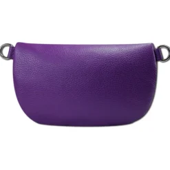 Toscanto Damen Gürteltasche Leder Tasche violett OTT807BV