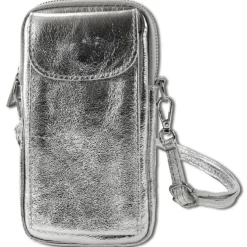 Toscanto Damen Handtasche Leder Tasche silber OTT827SJ
