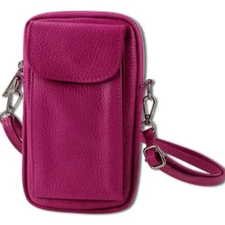 Toscanto Damen Handtasche Leder Tasche pink OTT827SP