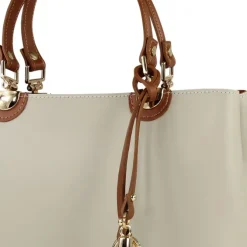 Toscanto Damen Handtasche Leder Tasche beige tan OTT156HC