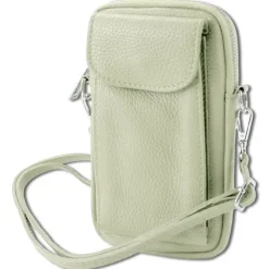 Toscanto Damen Handtasche Leder Tasche beige OTT827SI