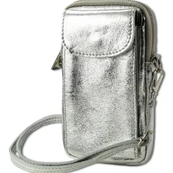 Toscanto Damen Handtasche Leder Tasche silber OTT827SJ