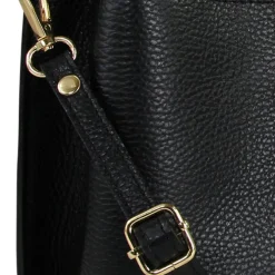 Toscanto Damen Handtasche Leder Tasche schwarz OTT157US
