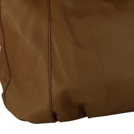 Toscanto Damen Henkeltasche Leder Tasche helltaupe braun OTT128SC