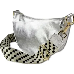 Toscanto Damen Jugend Citytasche Leder Tasche silber OTT823BJ
