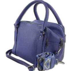 Toscanto Damen Jugend Citytasche Leder Tasche blau OTT822UH