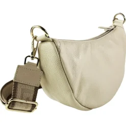 Toscanto Damen Jugend Citytasche Leder Tasche beige OTT823BI