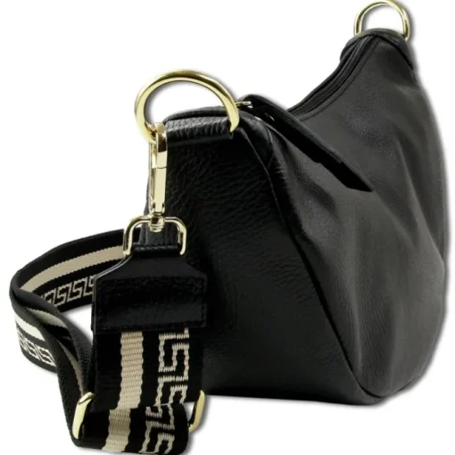 Toscanto Damen Jugend Citytasche Leder Tasche schwarz OTT823BS