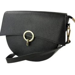 Toscanto Damen Jugend Citytasche Leder Tasche schwarz OTT824US