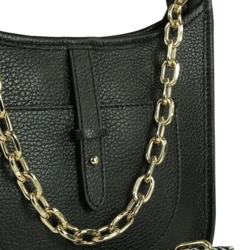 Toscanto Damen Jugend Citytasche Leder Tasche schwarz OTT158US